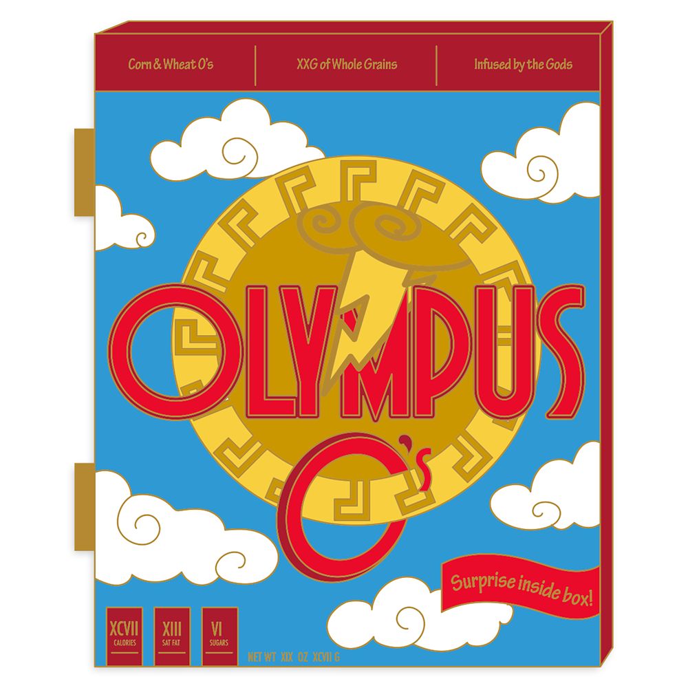 Hercules Pin – Cereal Boxes: Olympus – Limited Edition