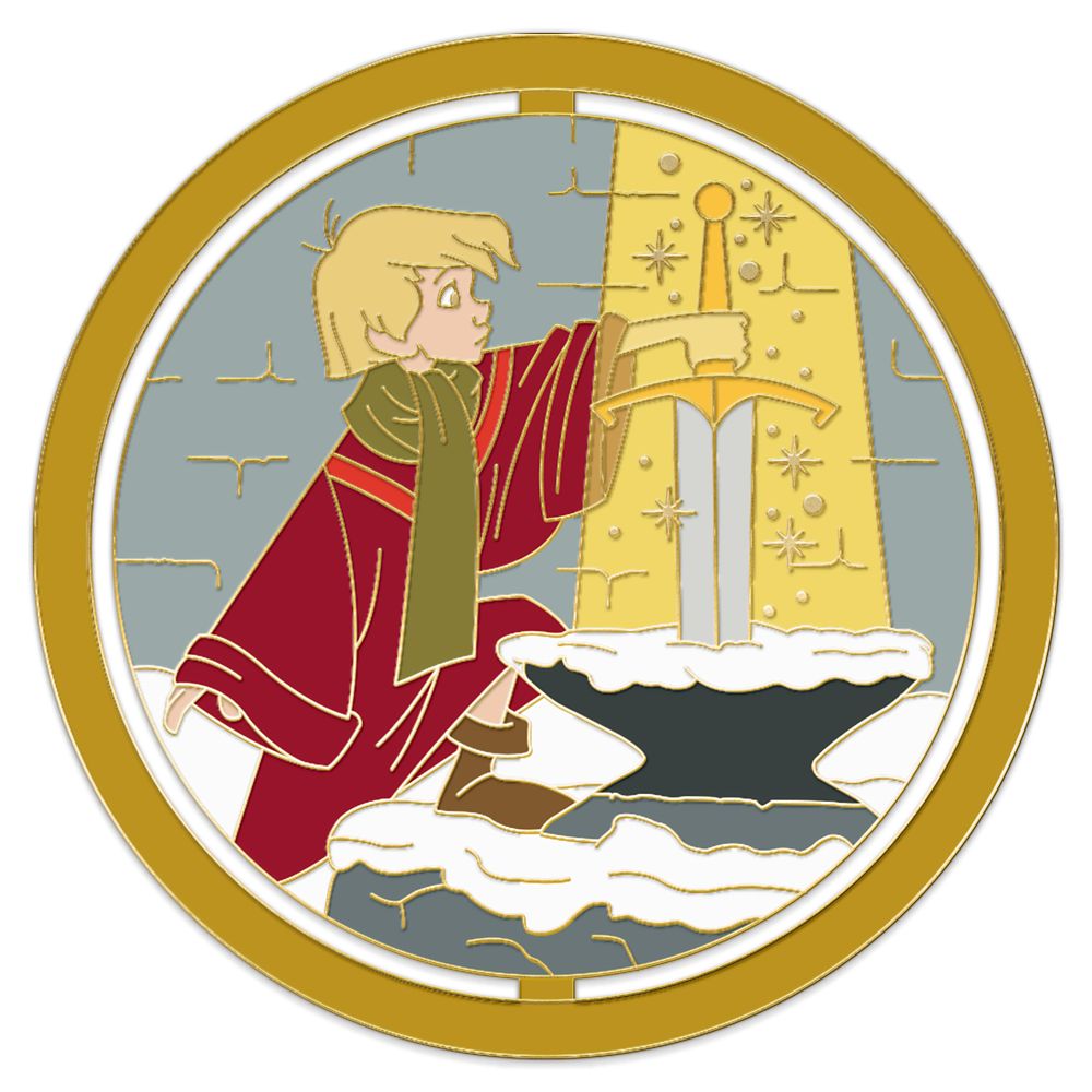 Wart Spinner Pin – The Sword in the Stone – Enchanted Emblems – Pin of the Month – Limited Edition