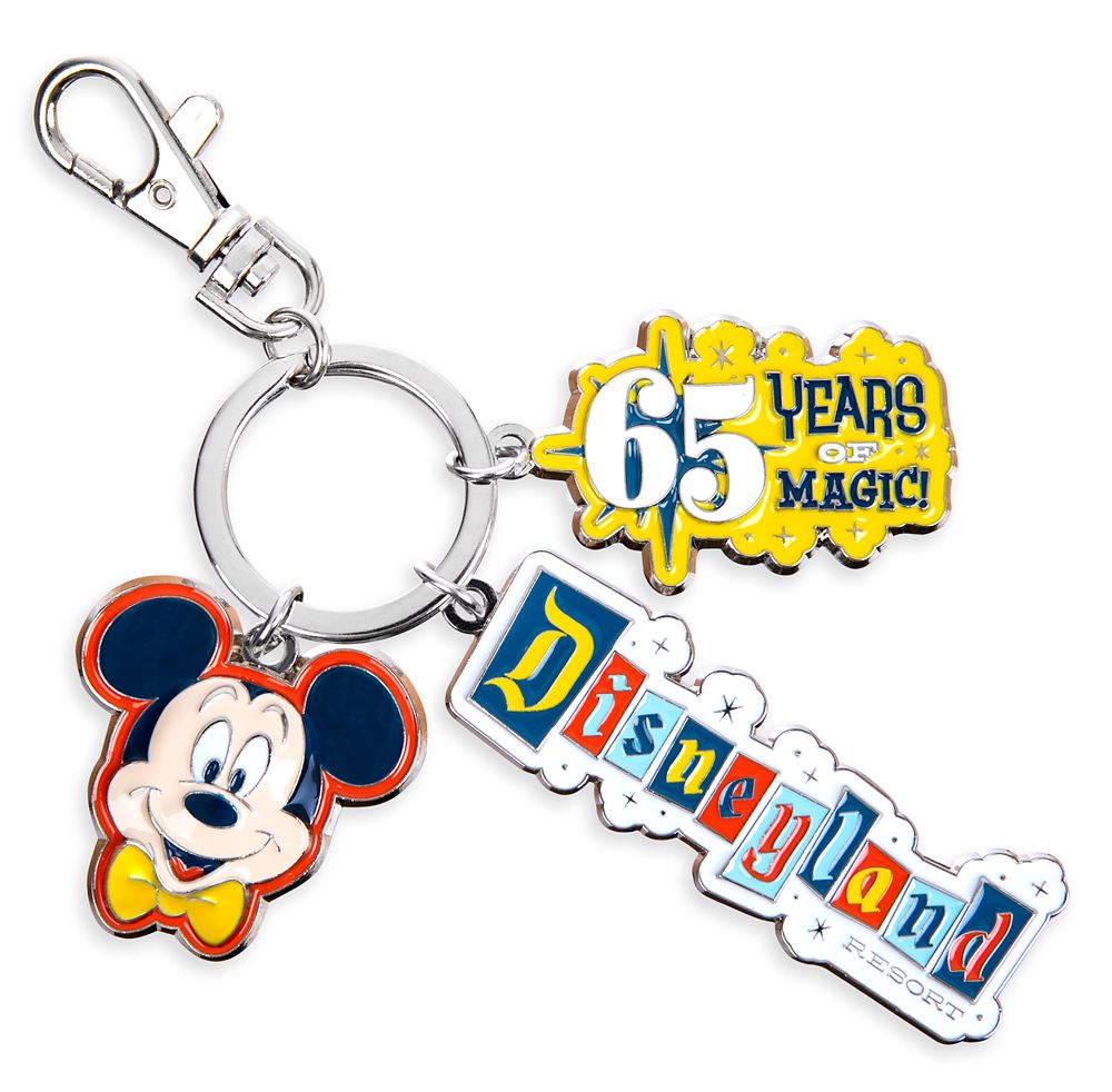 Disneyland 65th Anniversary Keychain