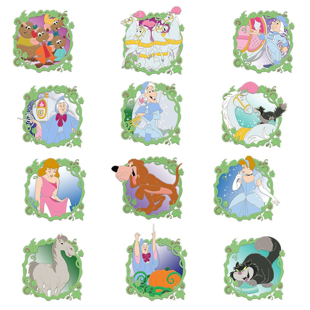 Cinderella 70th Anniversary Mystery Pin Set – Limited Release