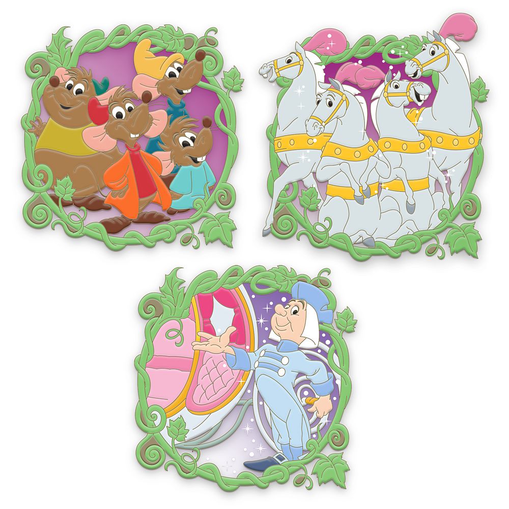 Cinderella 70th Anniversary Mystery Pin Set – Limited Release