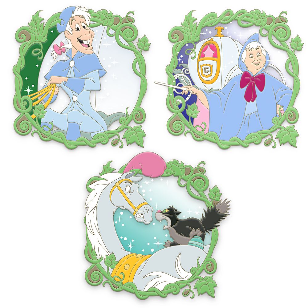 Cinderella 70th Anniversary Mystery Pin Set – Limited Release