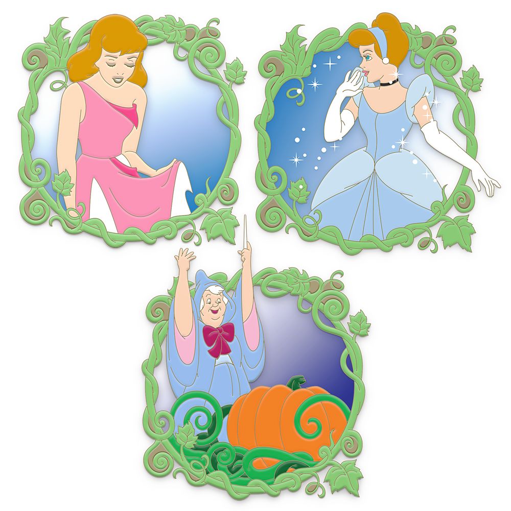 Cinderella 70th Anniversary Mystery Pin Set – Limited Release
