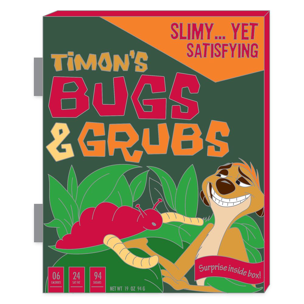 Timon's Bugs & Grubs Pin – The Lion King – Cereal Boxes – Limited Edition