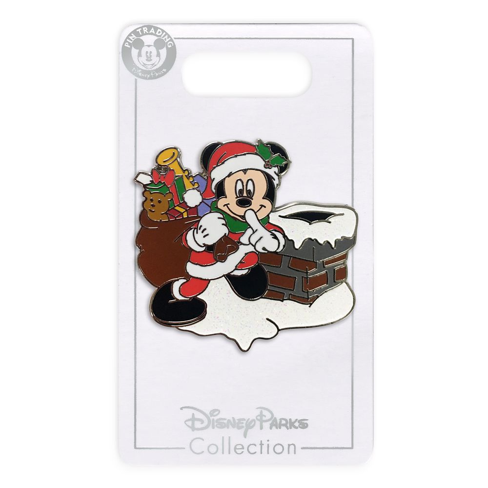 Santa Mickey Mouse Holiday Pin