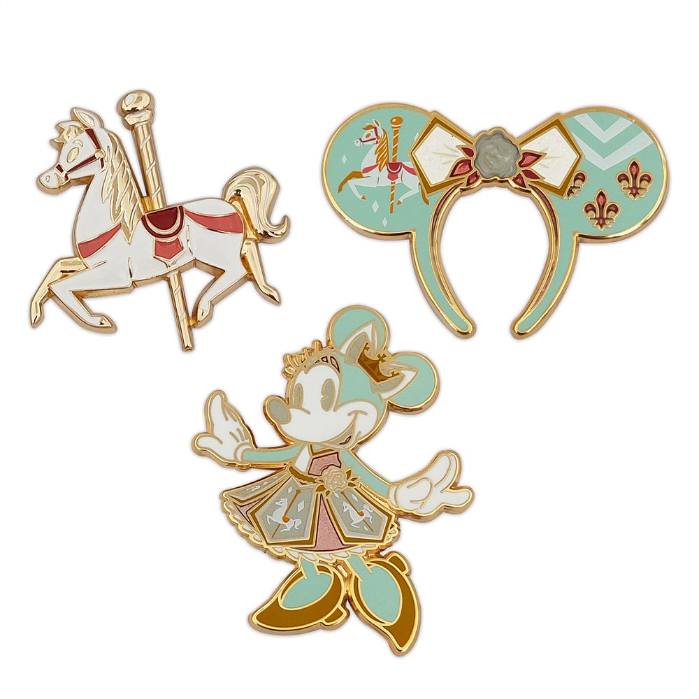 Minnie Mouse: The Main Attraction Pin Set – King Arthur Carrousel – Limited Release