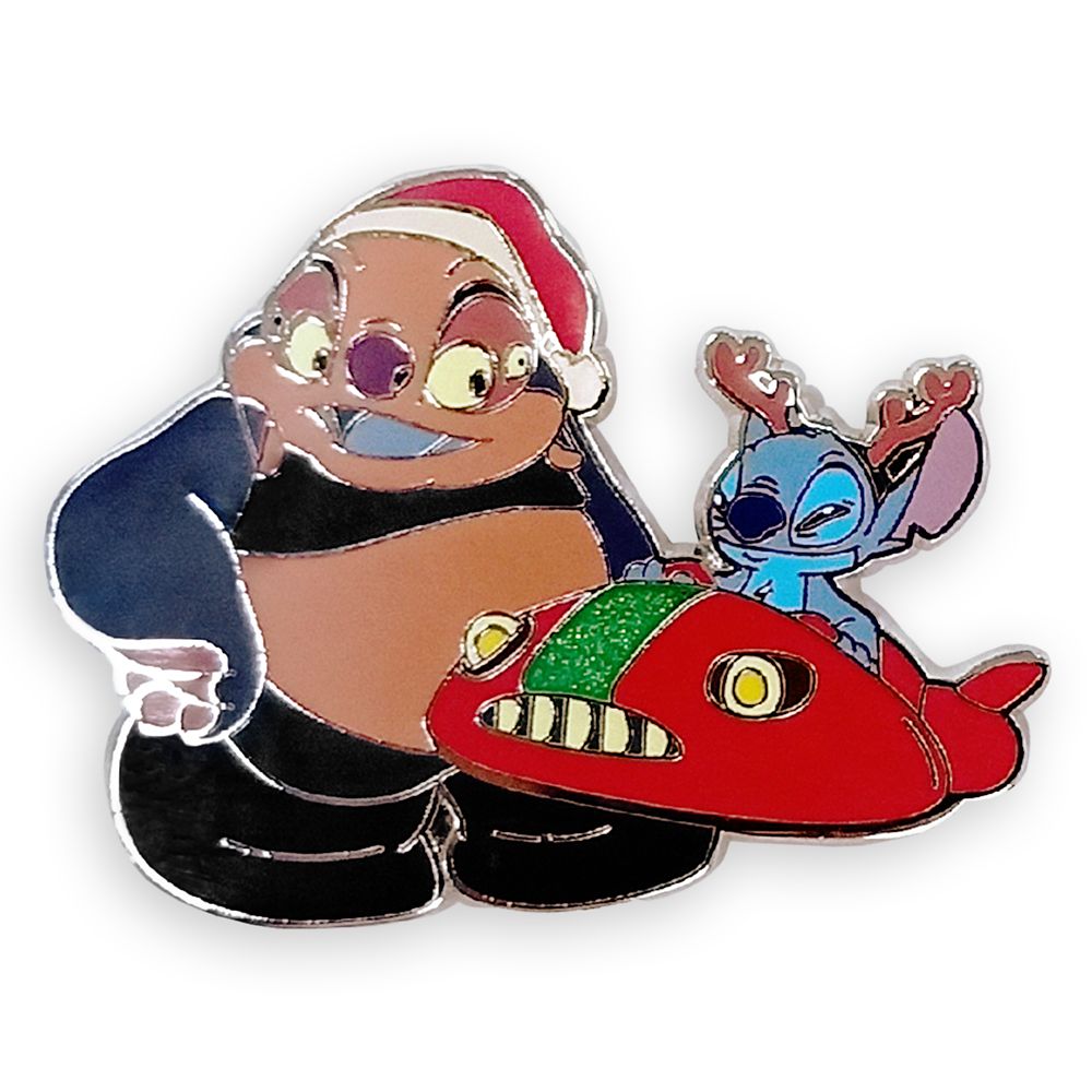 Stitch & Jumba Holiday Pin