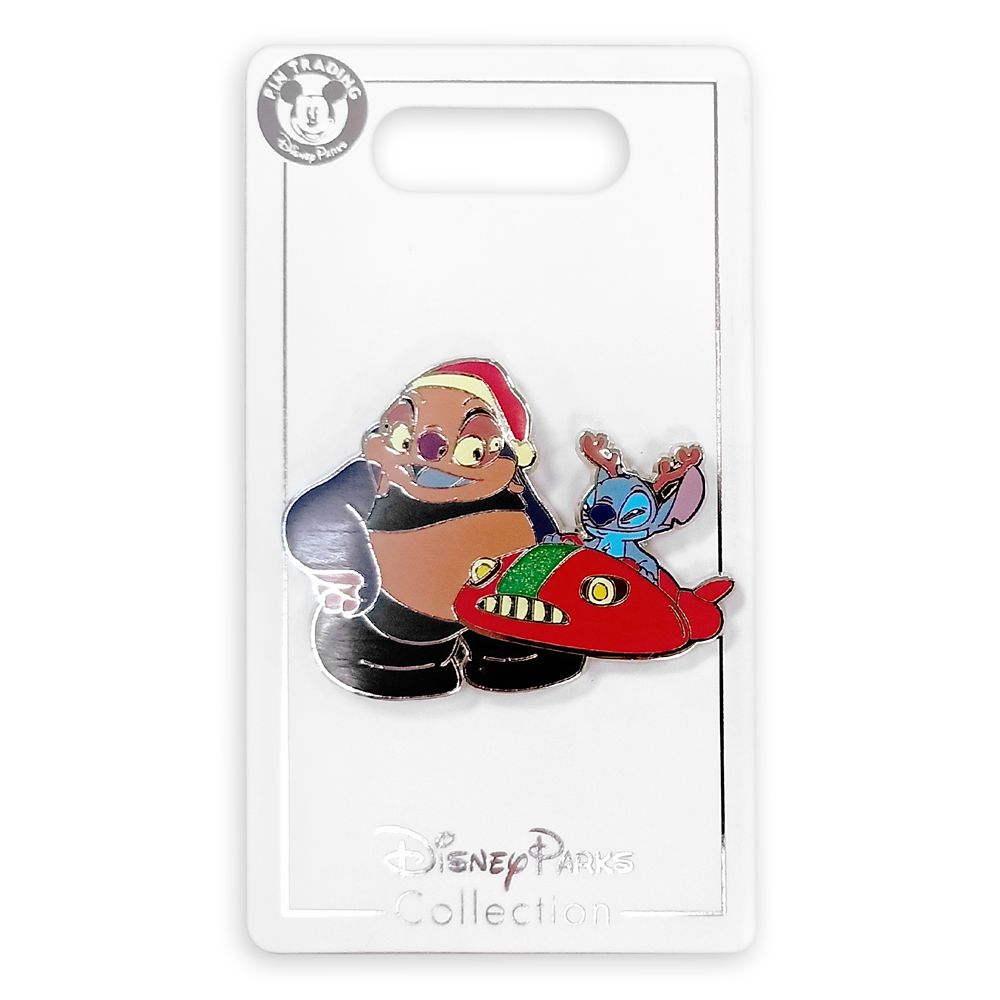 Stitch & Jumba Holiday Pin