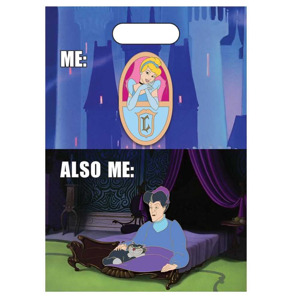 Cinderella and Lady Tremaine Meme D-Flair Pin Set