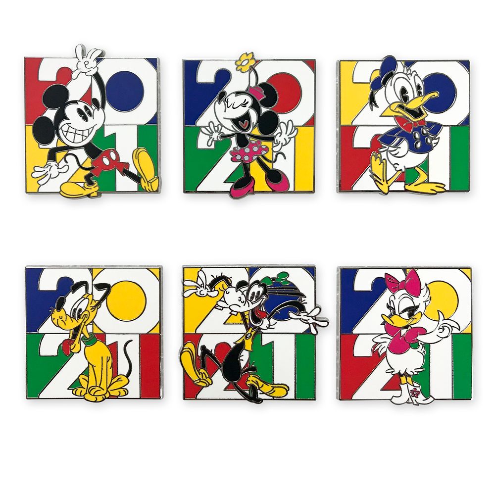 Mickey Mouse and Friends Pin Trading Booster Set – Disney Parks 2021