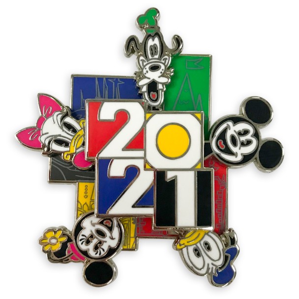 Mickey Mouse and Friends Spinner Pin – Disney Parks 2021