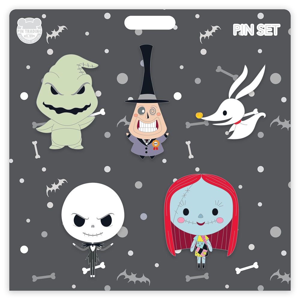 Tim Burton's The Nightmare Before Christmas ''Cute'' Pin Set available online for purchase – Dis 