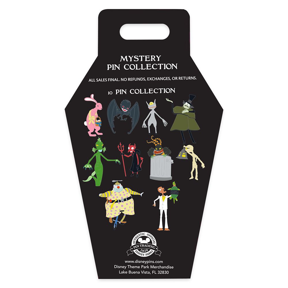 Tim Burton's The Nightmare Before Christmas Mystery Pin Set