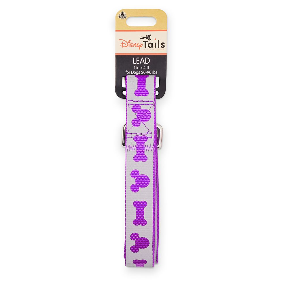 Mickey Mouse Reflective Dog Lead – Medium – Purple