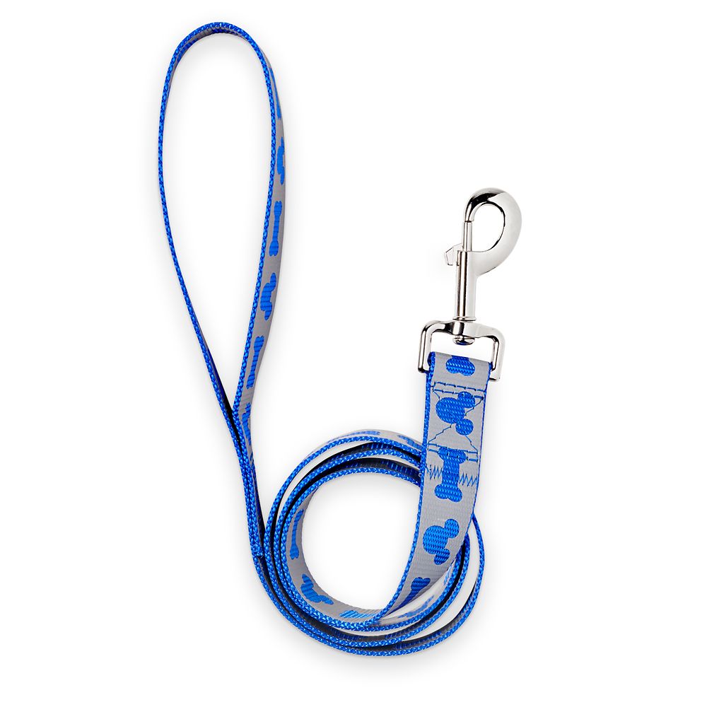 Mickey Mouse Reflective Dog Lead – Medium – Blue