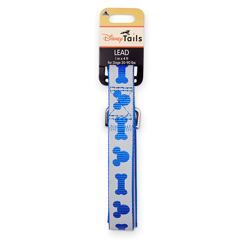 Mickey Mouse Reflective Dog Lead – Medium – Blue