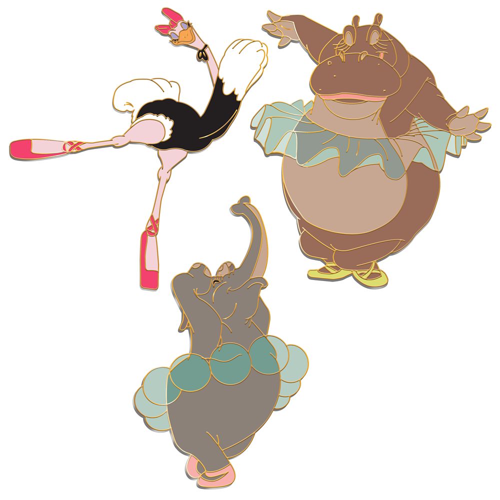 Dance of the Hours D-Flair Pin Set – Fantasia