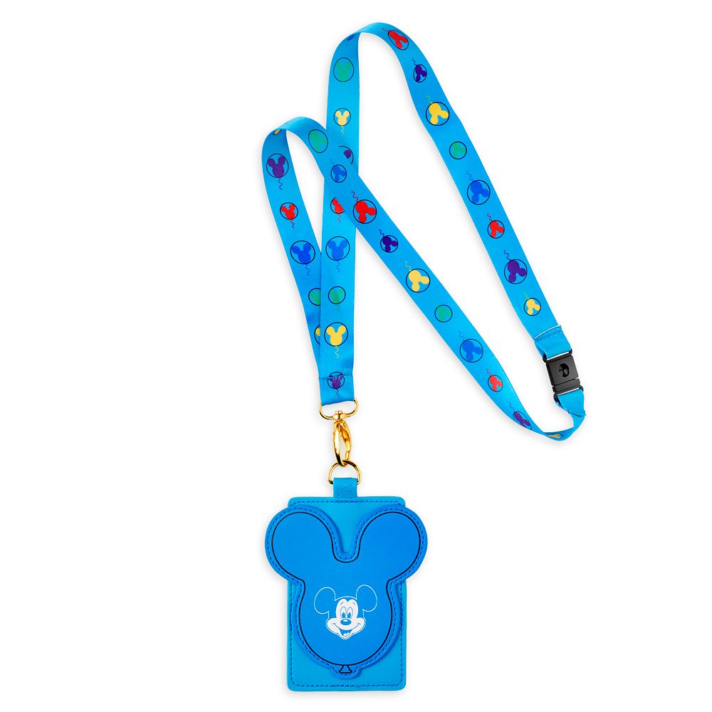 Mickey Mouse Loungefly Lanyard and Card Holder available online