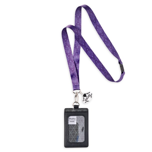 The Haunted Mansion Loungefly Lanyard and Card Holder