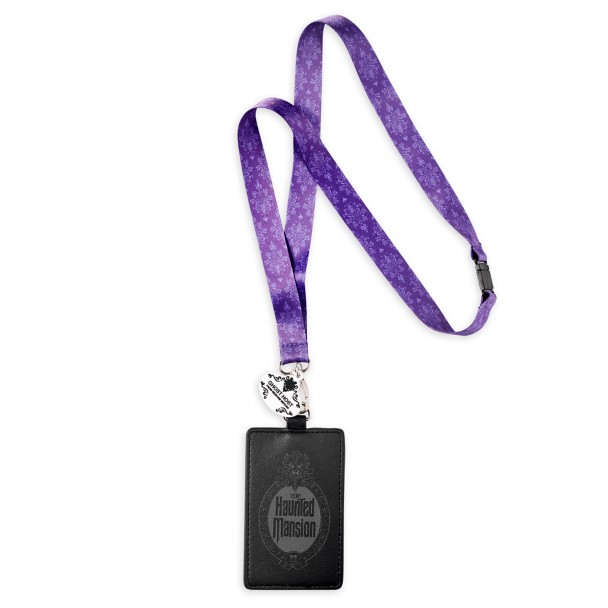 The Haunted Mansion Loungefly Lanyard and Card Holder
