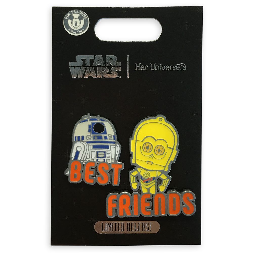 R2-D2 and C-3PO Pin Set by Her Universe – Star Wars – Limited Release