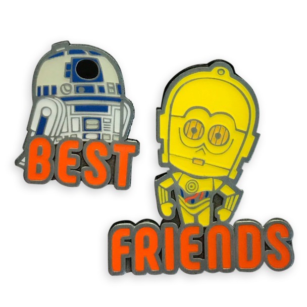 R2-D2 and C-3PO Pin Set by Her Universe – Star Wars – Limited Release