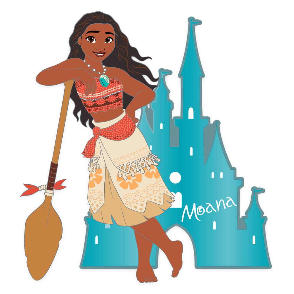 Moana With Castle Pin Disney Princess Shopdisney
