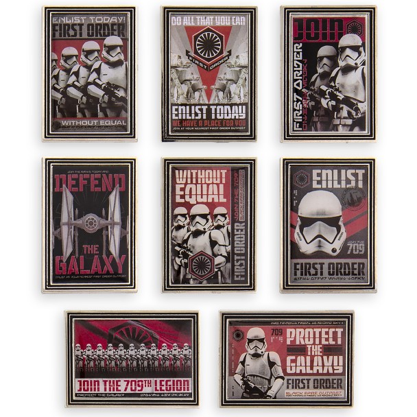 First Order Propaganda Poster Mystery Pin Set – Star Wars: Galaxy's Edge