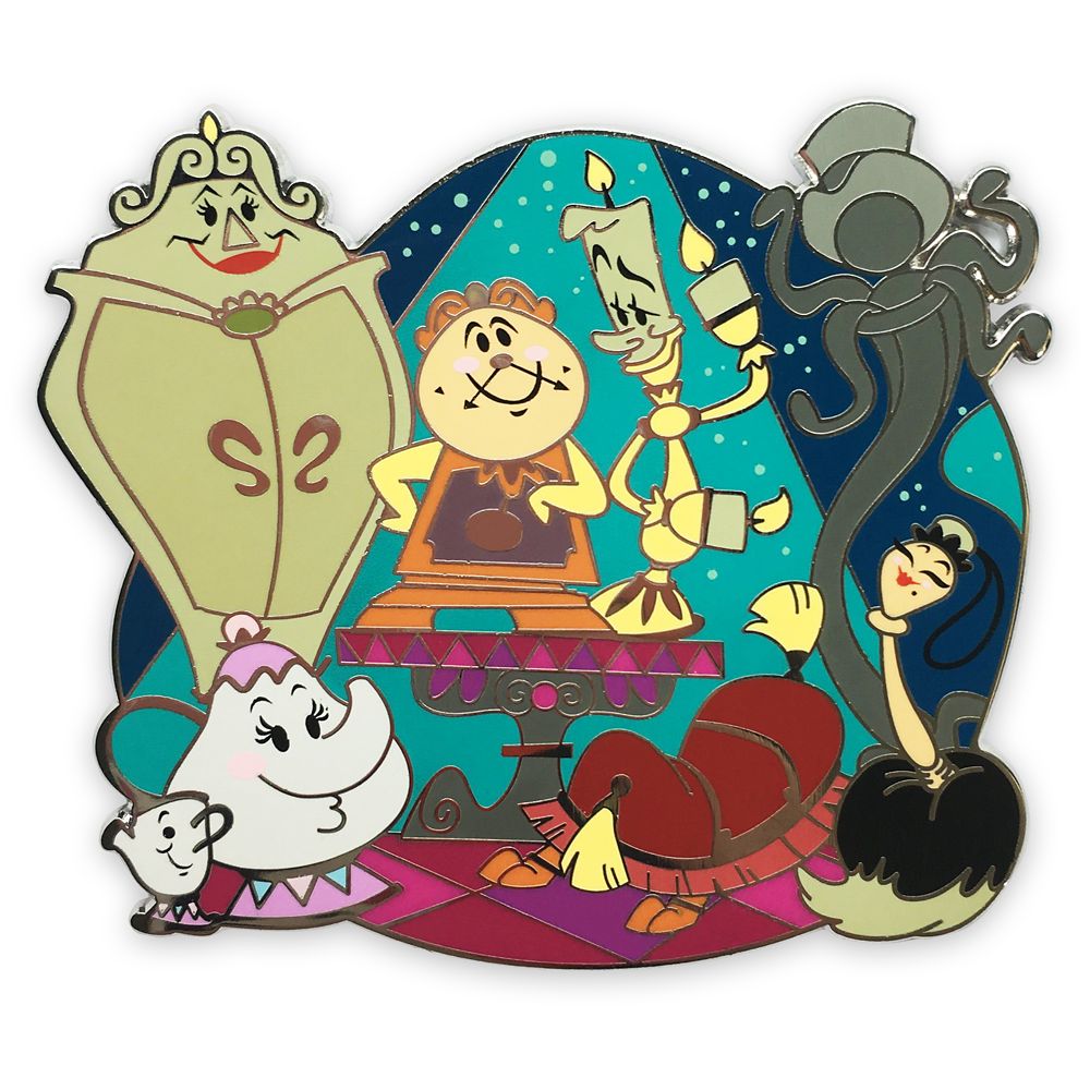 Beauty and the Beast Family Pin