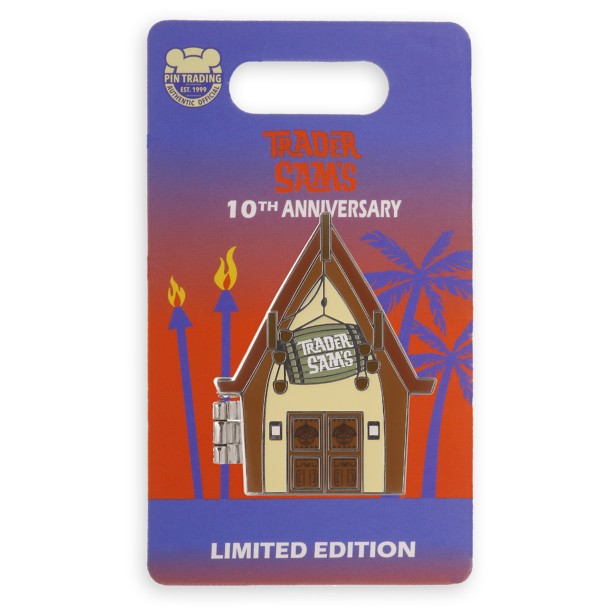 Trader Sam's Enchanted Tiki Bar 10th Anniversary Pin – Disneyland – Limited Edition