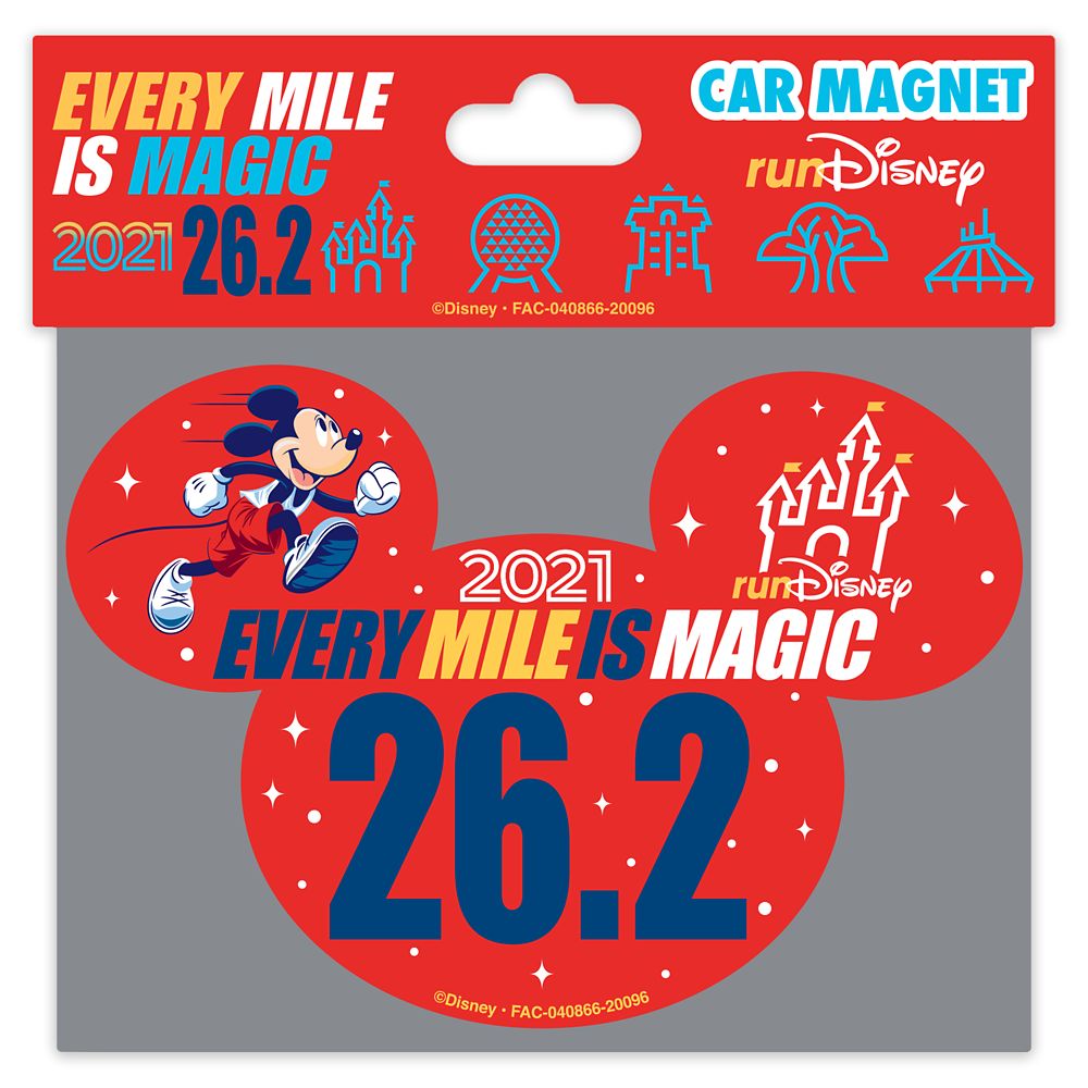 Mickey Mouse runDisney 2021 Magnet – 26.2