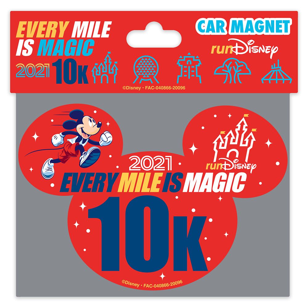 Mickey Mouse runDisney 2021 Magnet – 10K