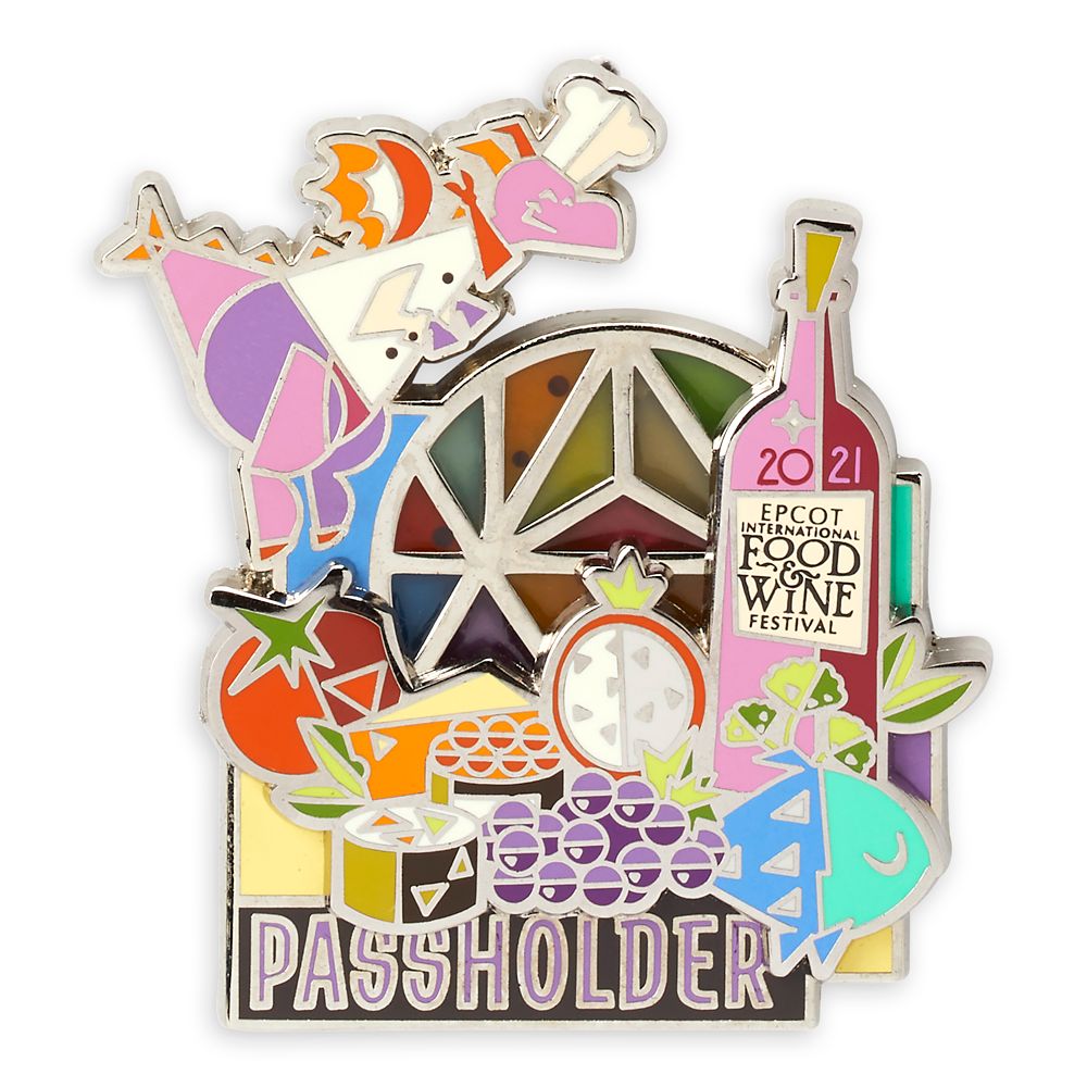 Figment Pin – Epcot International Food & Wine Festival 2021 Annual Passholder – Limited Release