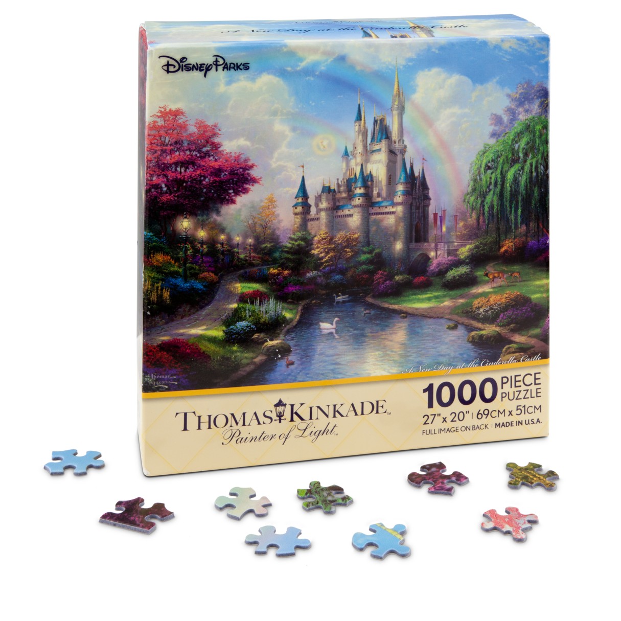 Walt Disney World Cinderella Castle Puzzle by Thomas Kinkade