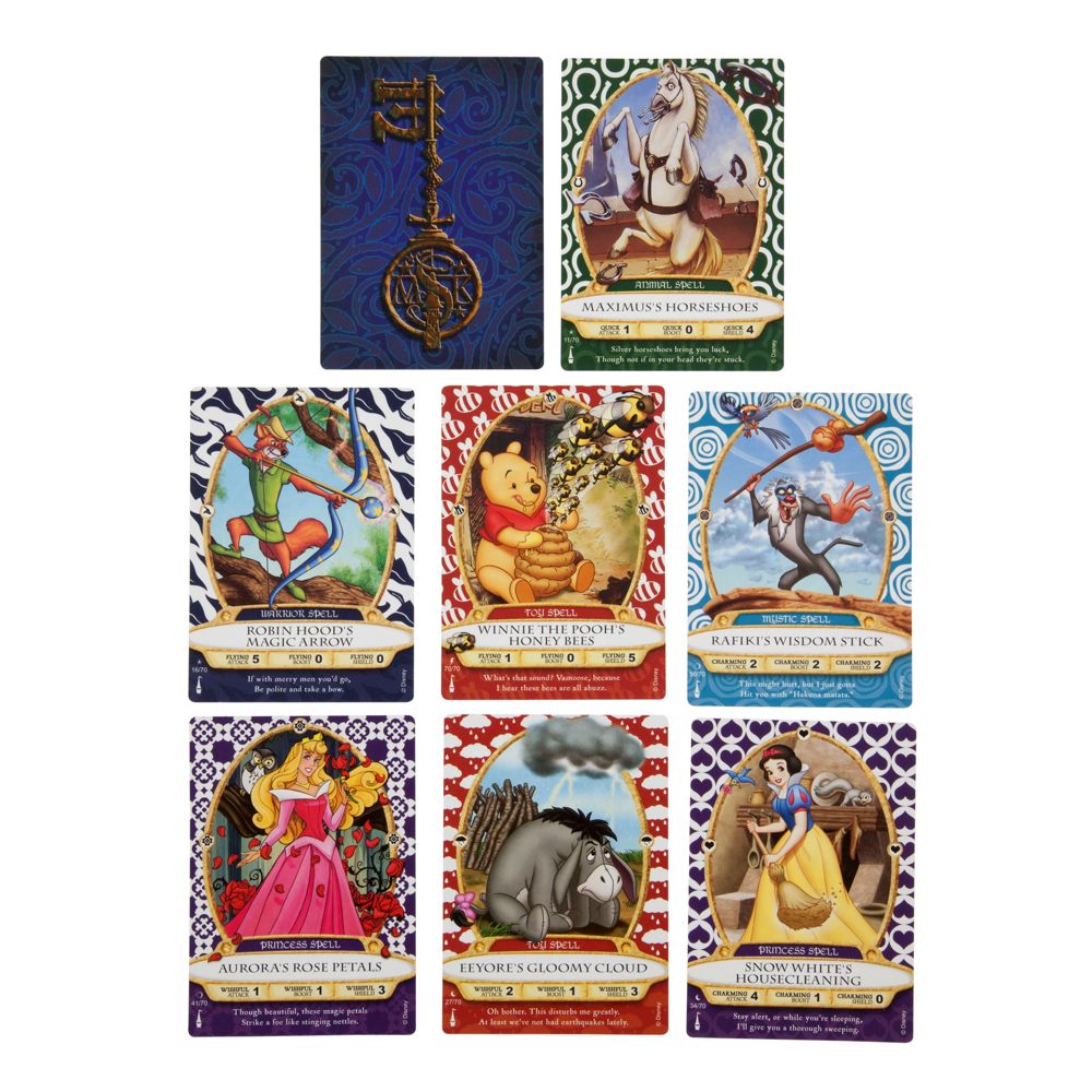 Sorcerers of the Magic Kingdom Trading Card Home Game and Gameboard