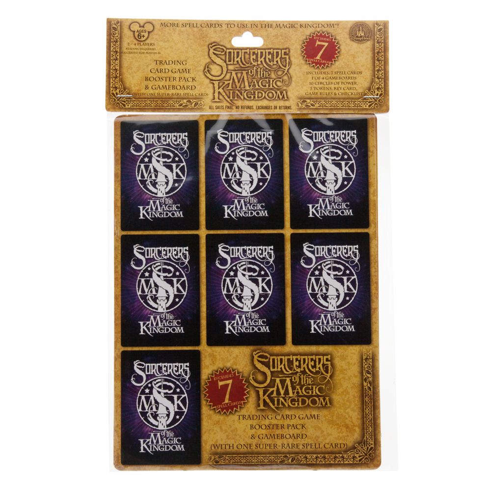 Sorcerers of the Magic Kingdom Trading Card Home Game and Gameboard