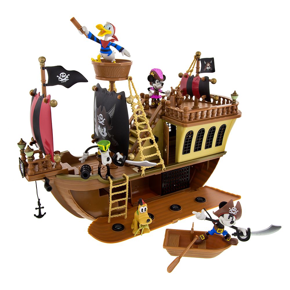 Disney Junior Mickey Mouse Funhouse Treasure Adventure Pirate Ship With