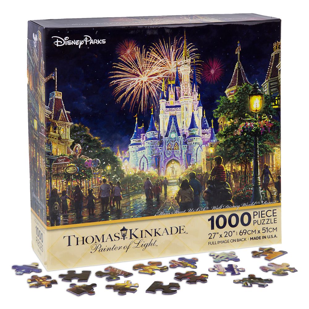 Main Street Usa Walt Disney World Resort Puzzle By Thomas Kinkade Shopdisney