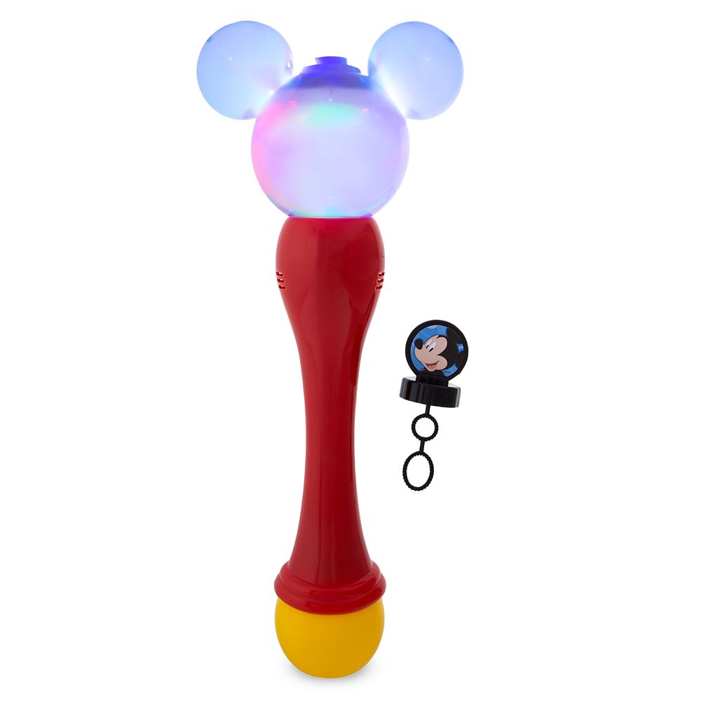 mickey mouse light up bubble wand