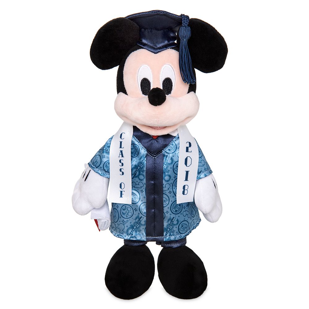 mickey graduation plush