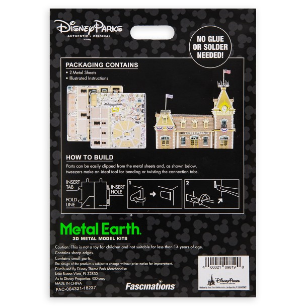 Metal Earth 3 Piece Tool Kit for Model building Authentic