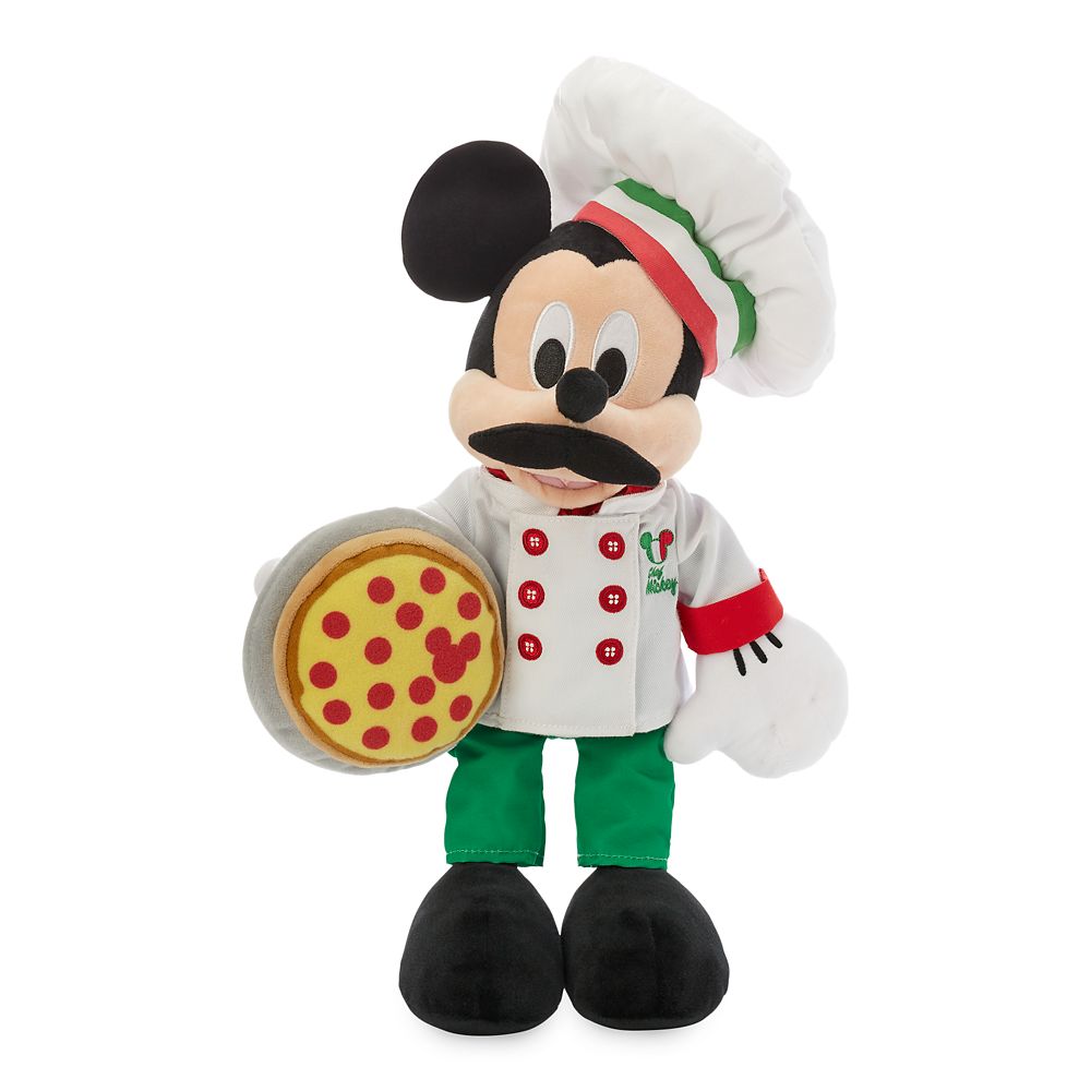 Mickey Mouse Chef Plush – Italy – World Showcase – Small – 15''