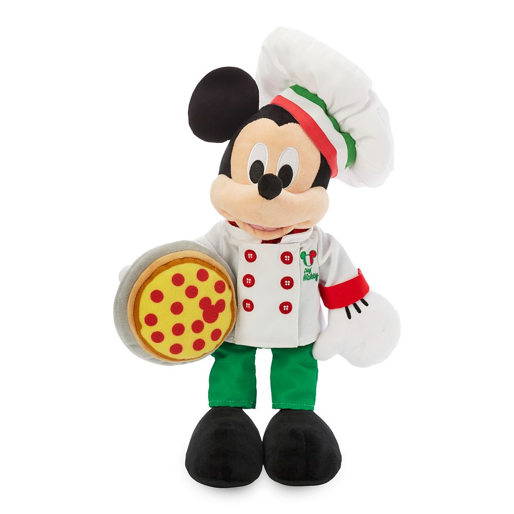 Mickey Mouse Chef Plush – Italy – World Showcase – Small – 15''