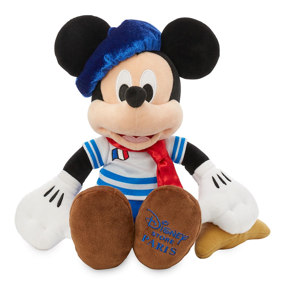 Mickey Mouse Parisian Plush – France – World Showcase – Small – 13''