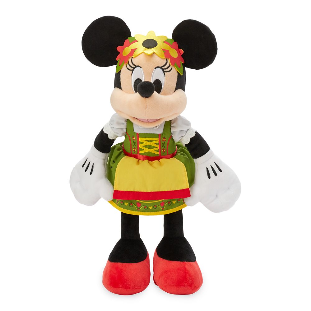 Minnie Mouse Bavarian Plush – Germany – World Showcase – Small – 13''