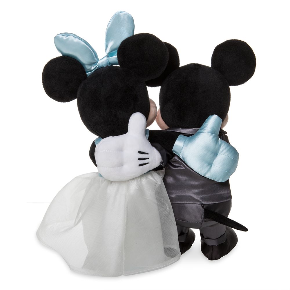 minnie mouse bride stuffed animal