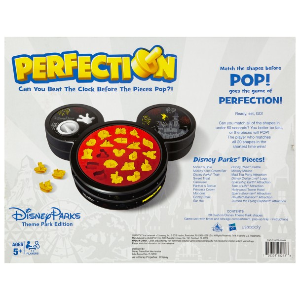 Perfection Game – Disney Parks Edition