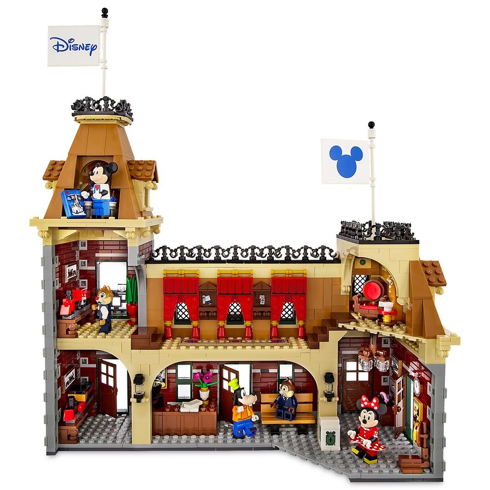 lego christmas train station