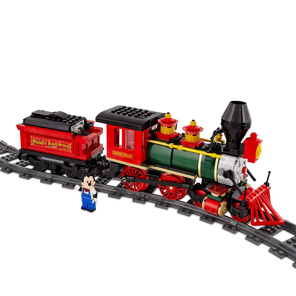 red lego train set