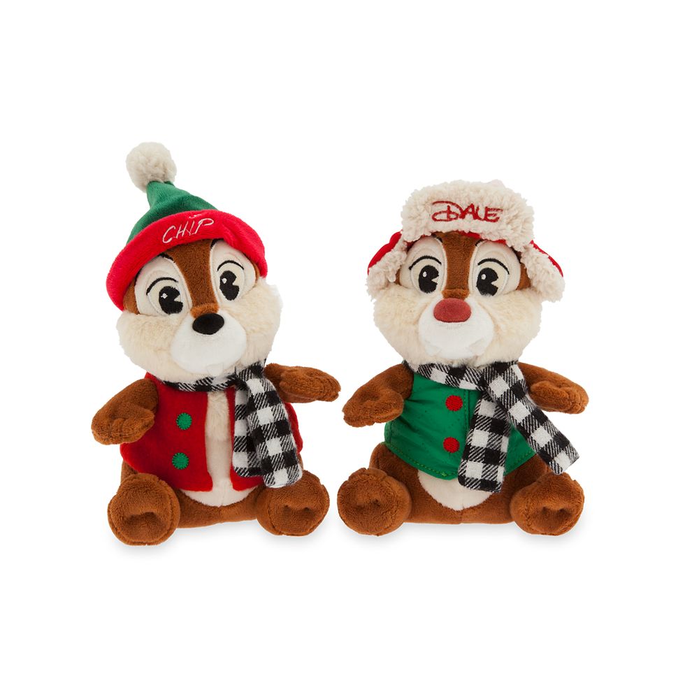 Chip 'n Dale Holiday 2019 Plush &ndash; Medium &ndash; 8''